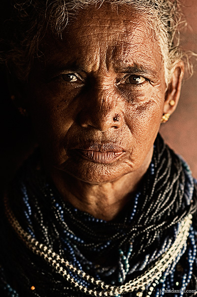 Portrait of a Halakki tribe woman from Karnataka