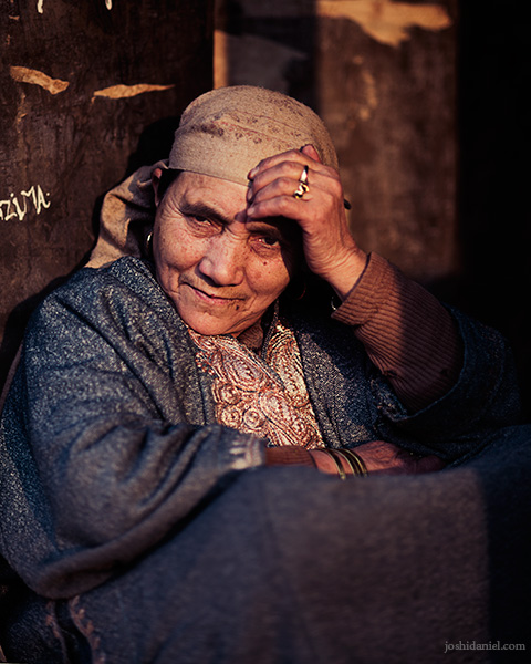 Portrait of a Kashmiri roti seller